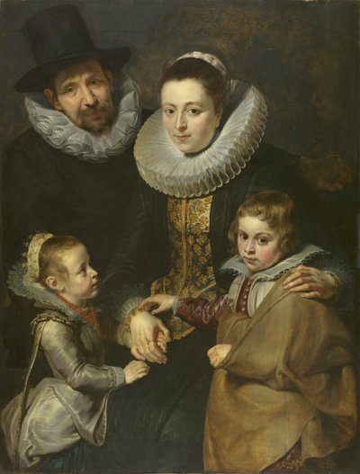 The Family of Jan Brueghel the Elder by Peter Paul Rubens